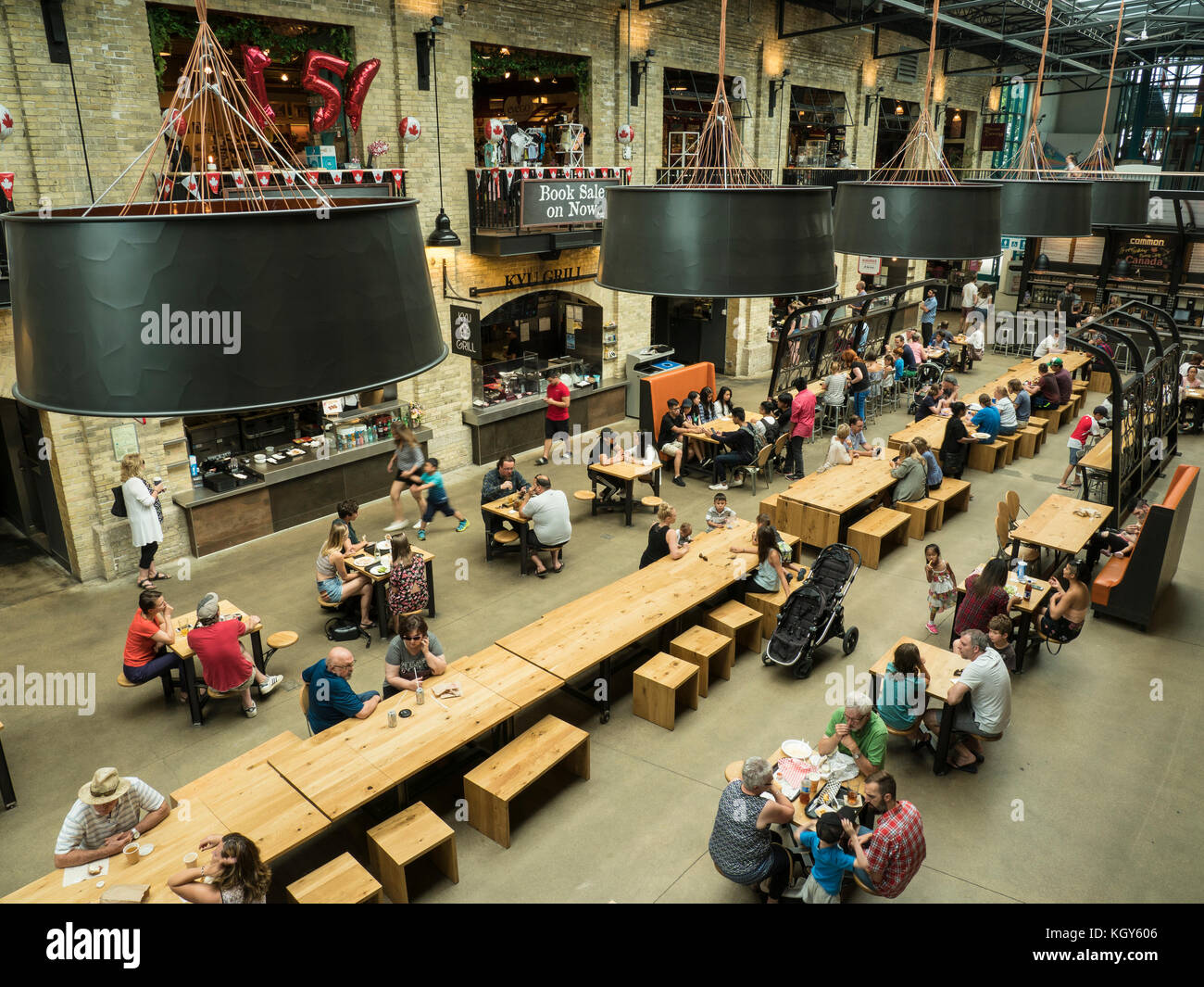 Inside the Forks Market, The Forks National Historic Site, Winnipeg