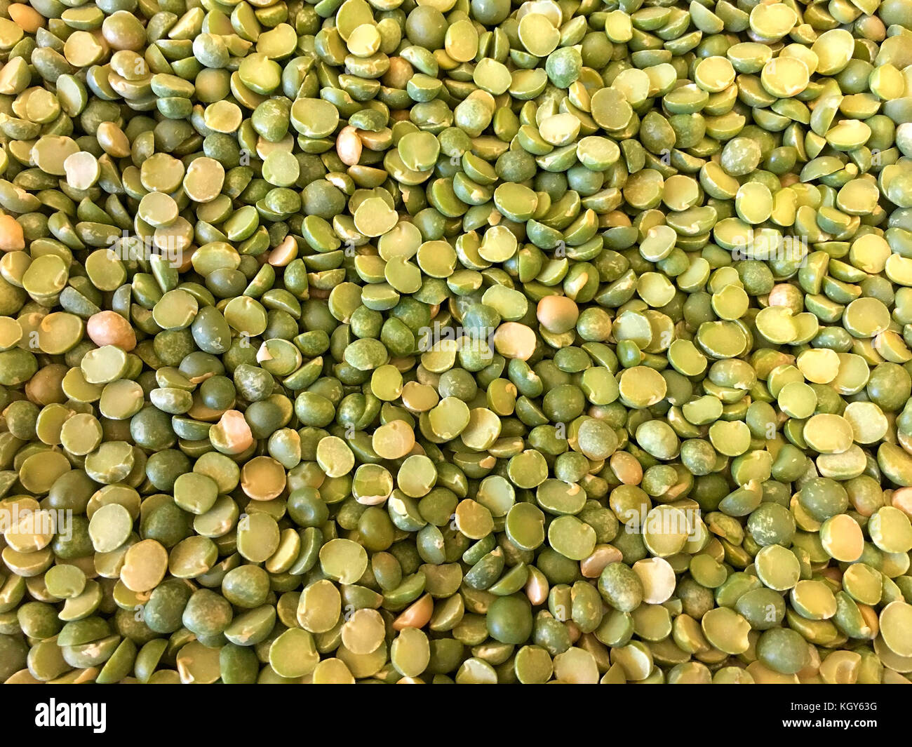 Split pea beans dry food background Stock Photo Alamy