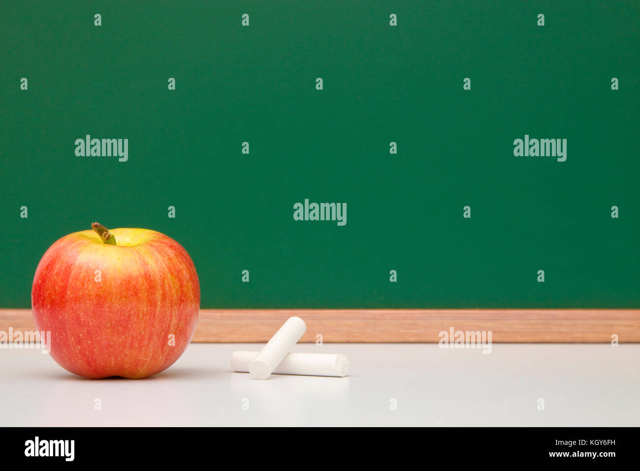 School Themed Background with Customizable Space Stock Photo