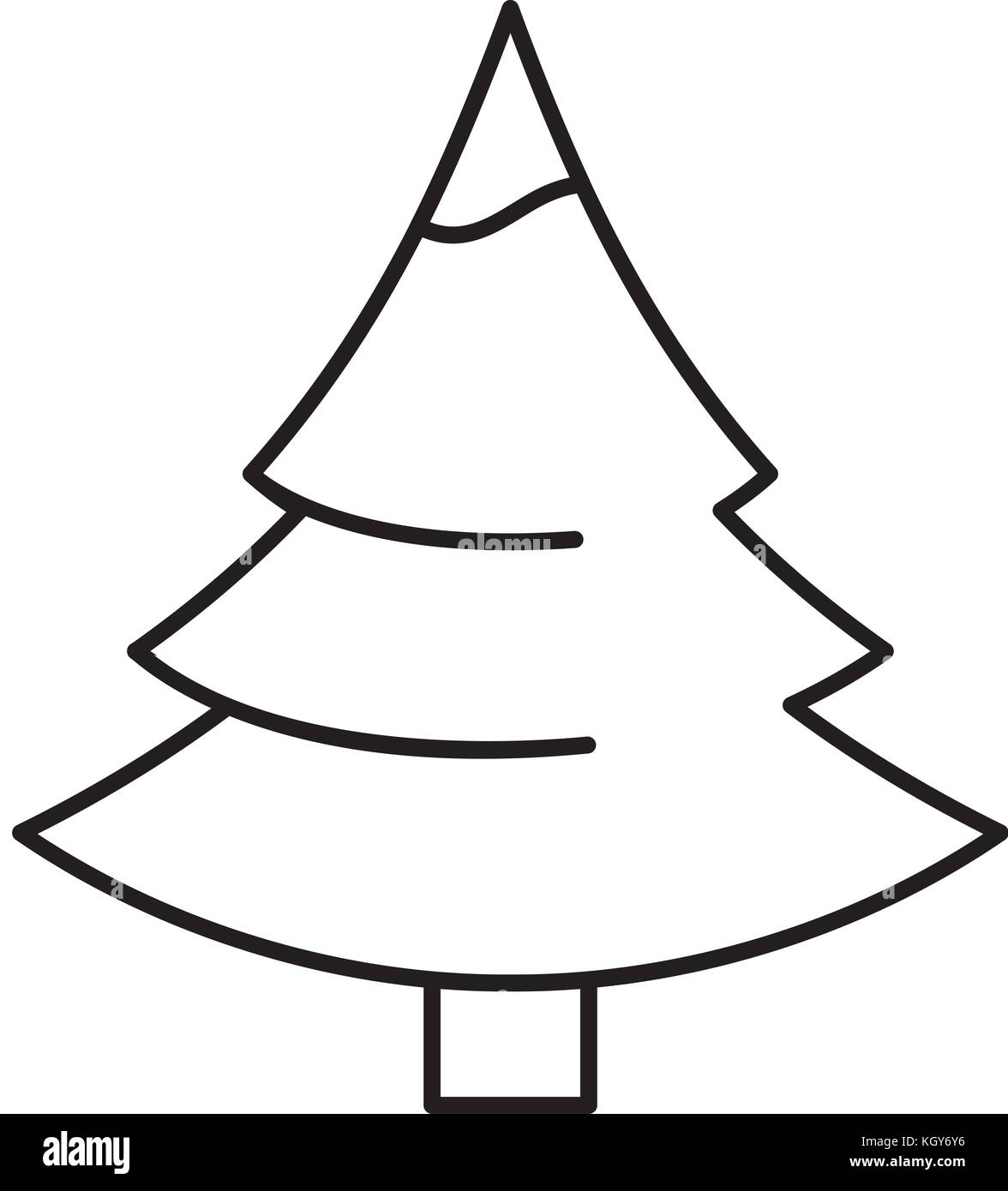 Isolated pine tree design Stock Vector Image & Art - Alamy