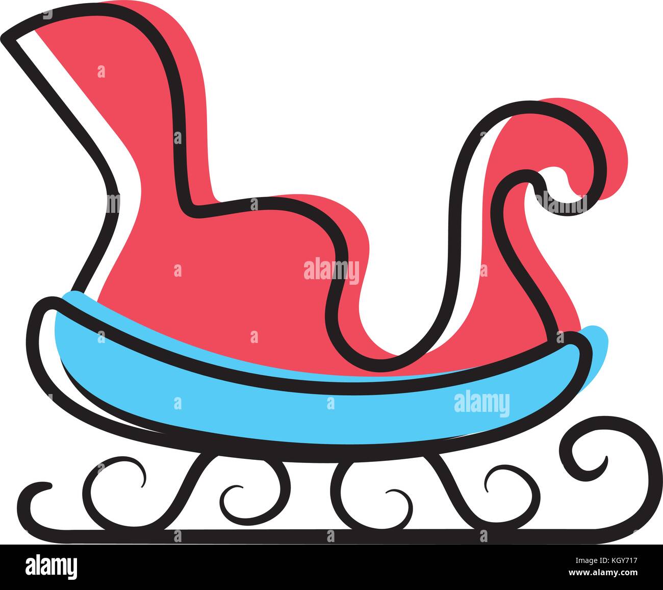 Isolated sled design Stock Vector Image & Art - Alamy