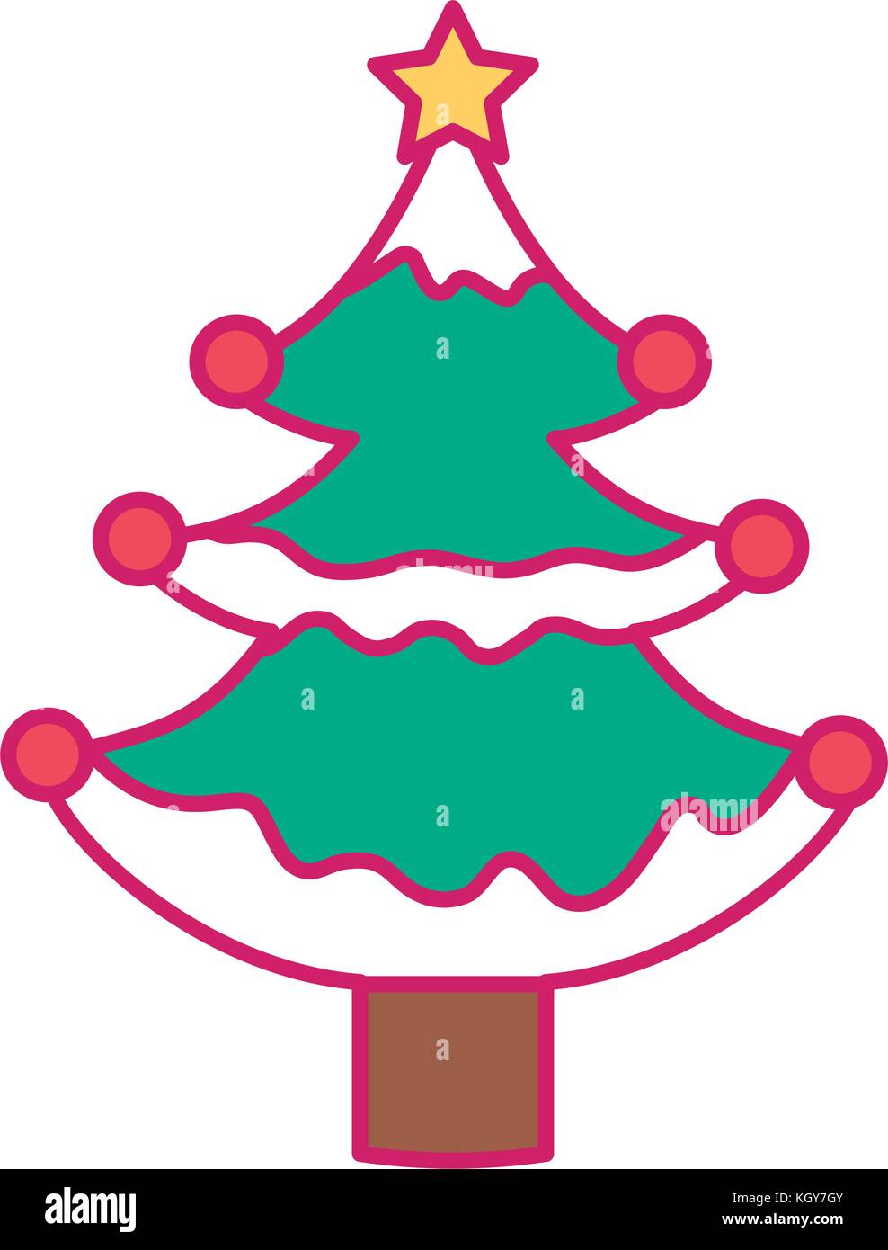 Isolated pine tree design Stock Vector Image & Art - Alamy