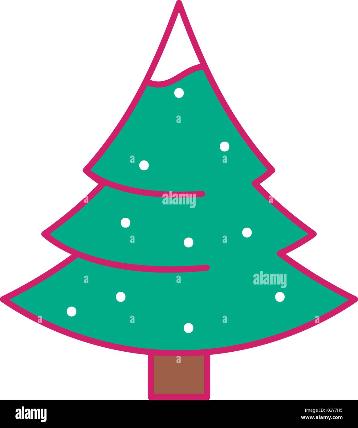 Isolated pine tree design Stock Vector Image & Art - Alamy