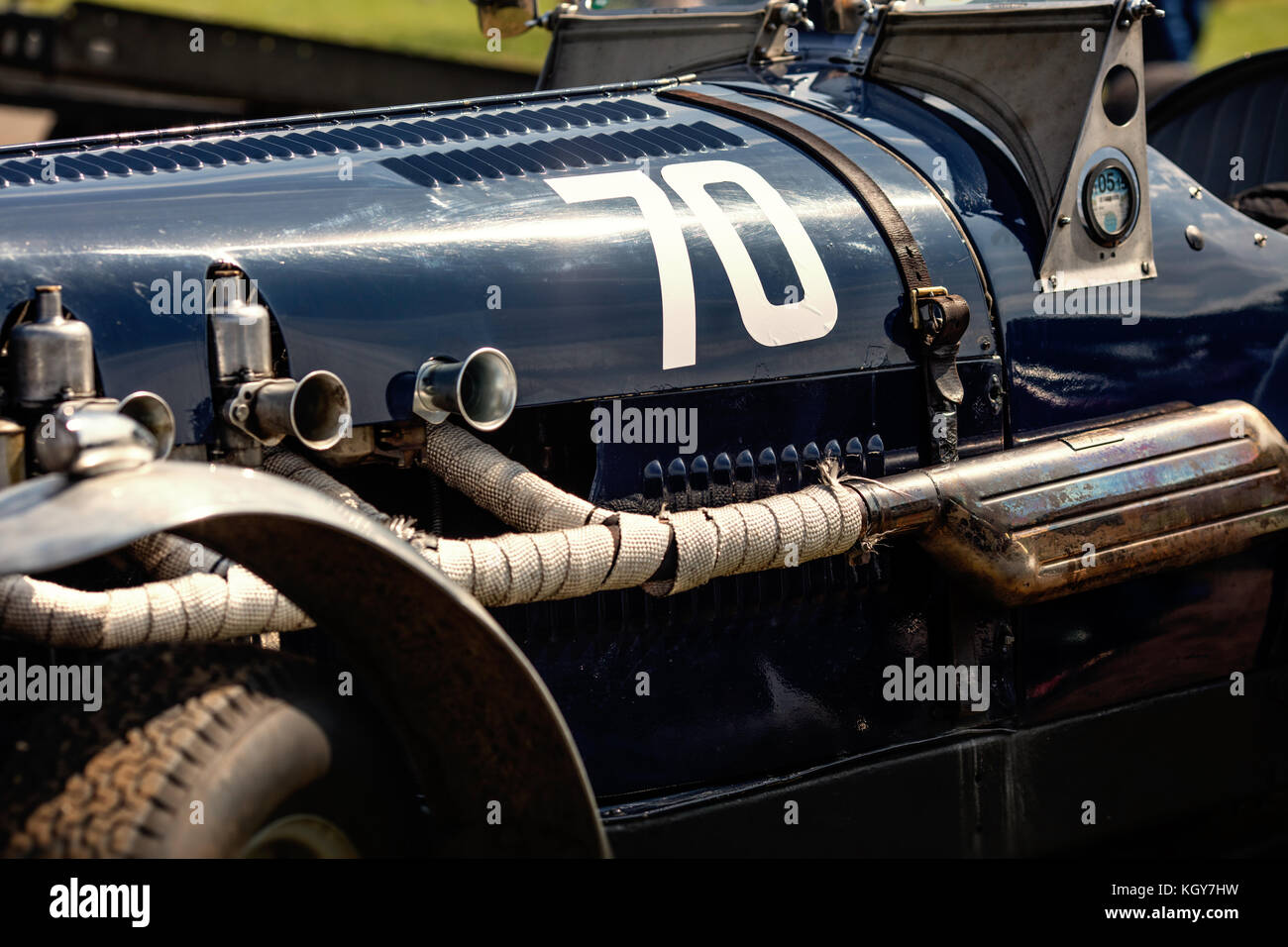 old classic racing car Stock Photo