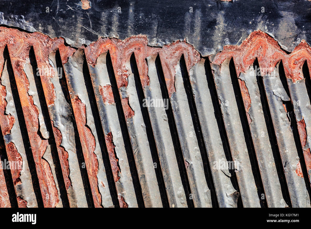 rusting steel background Stock Photo