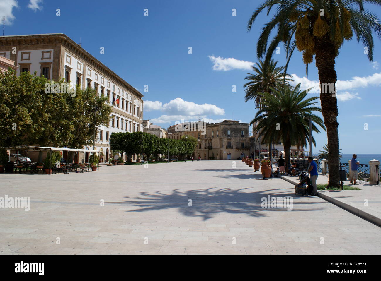 Piazza Scandaliato, Sciacca, Sicily Stock Photo Alamy