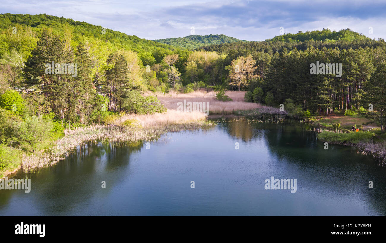 Aerial view of mountain hi-res stock photography and images - Alamy