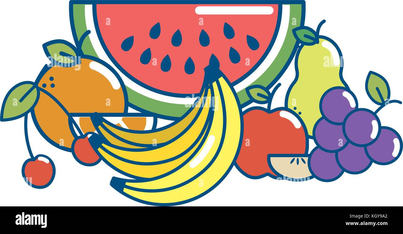 Isolated fruits design Stock Vector Image & Art - Alamy