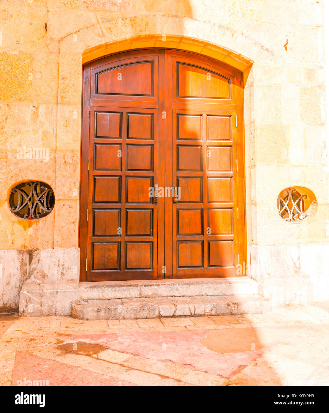 Old gate with interesting texture, element of architecture, interesting