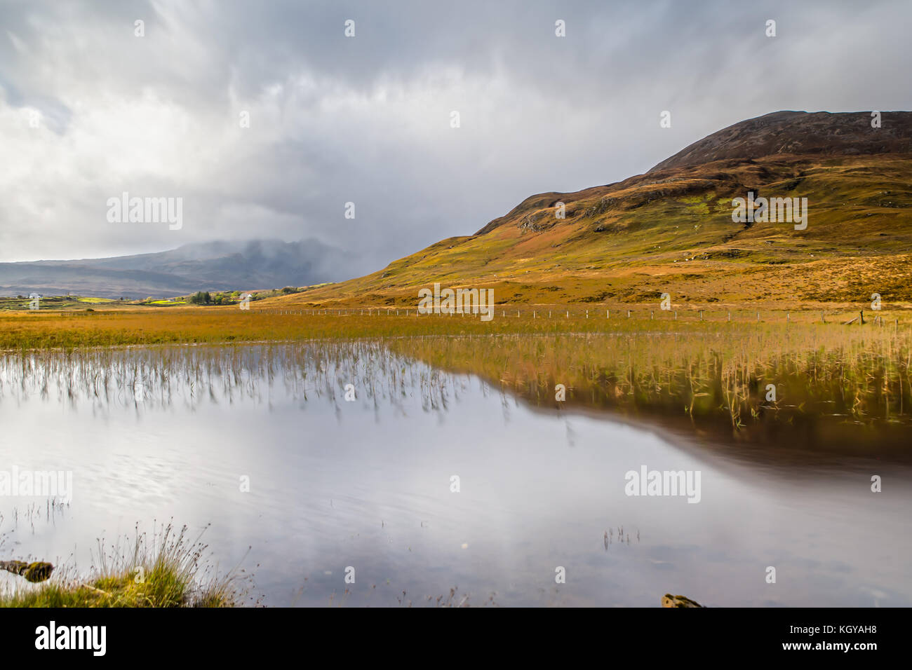 Panoramic Impression of the Isle of Skye in Scotland Stock Photo
