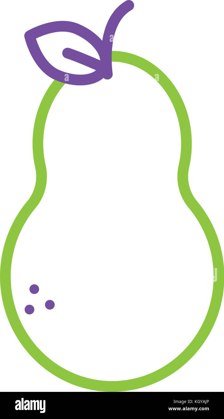 Isolated pear design Stock Vector Image & Art - Alamy