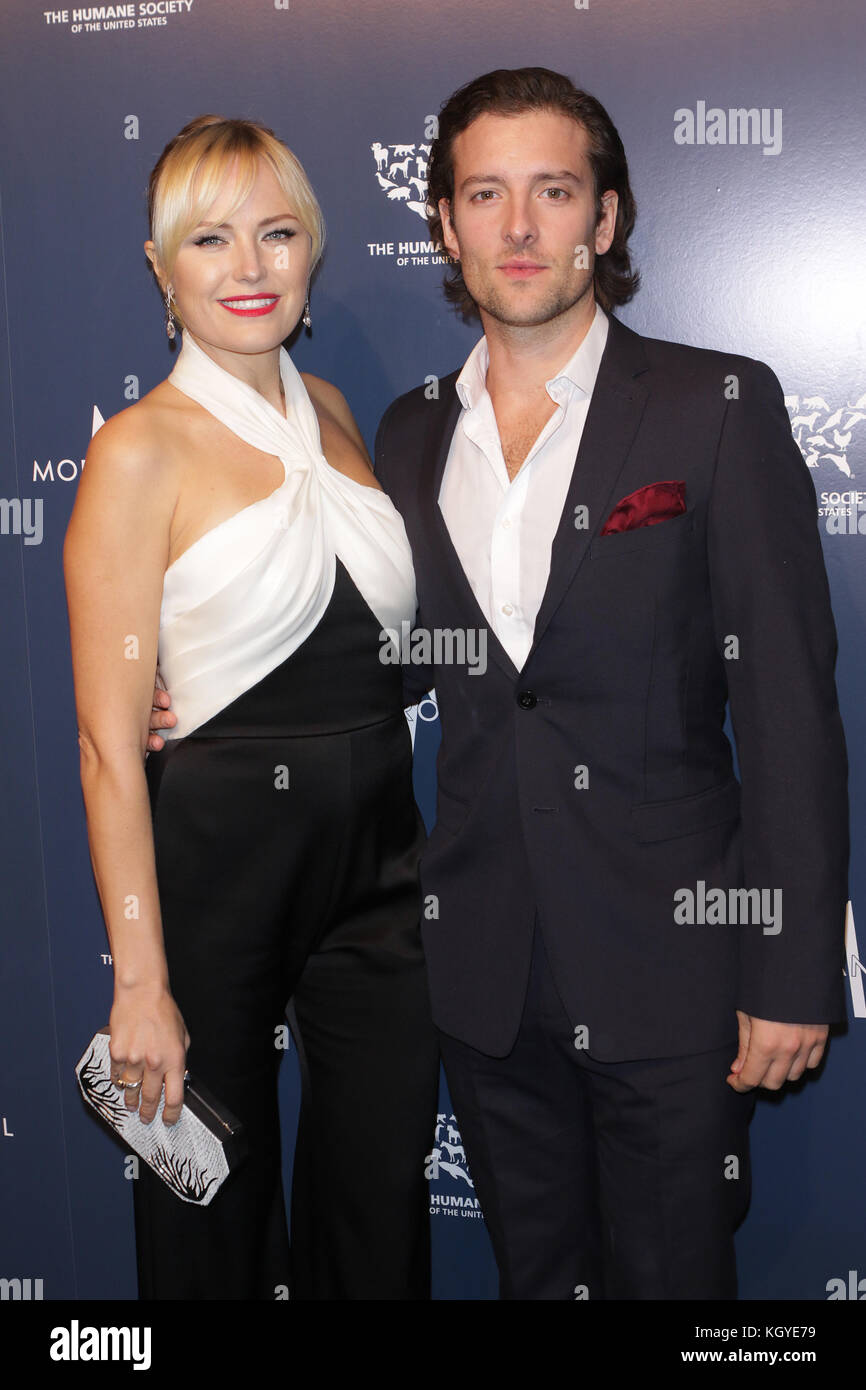 New York, NY, USA. 10th Nov, 2017. Malin Akerman and Jack Donnelly at