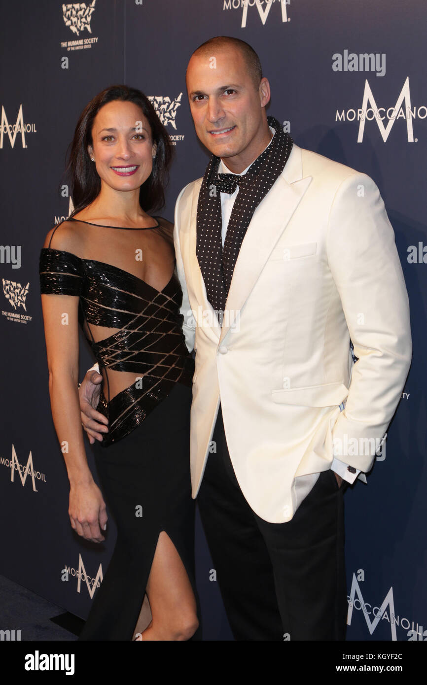 New York, NY, USA. 10th Nov, 2017. Cristen Barker and Nigel Barker at
