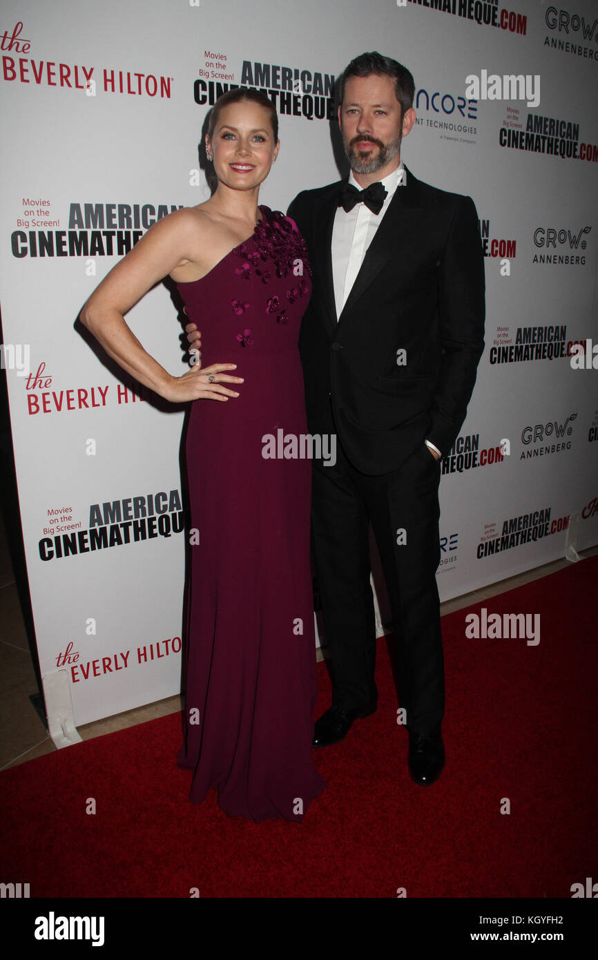 Los Angeles, USA. 10th Nov, 2017. Amy Adams, Darren Le Gallo 11/10/2017