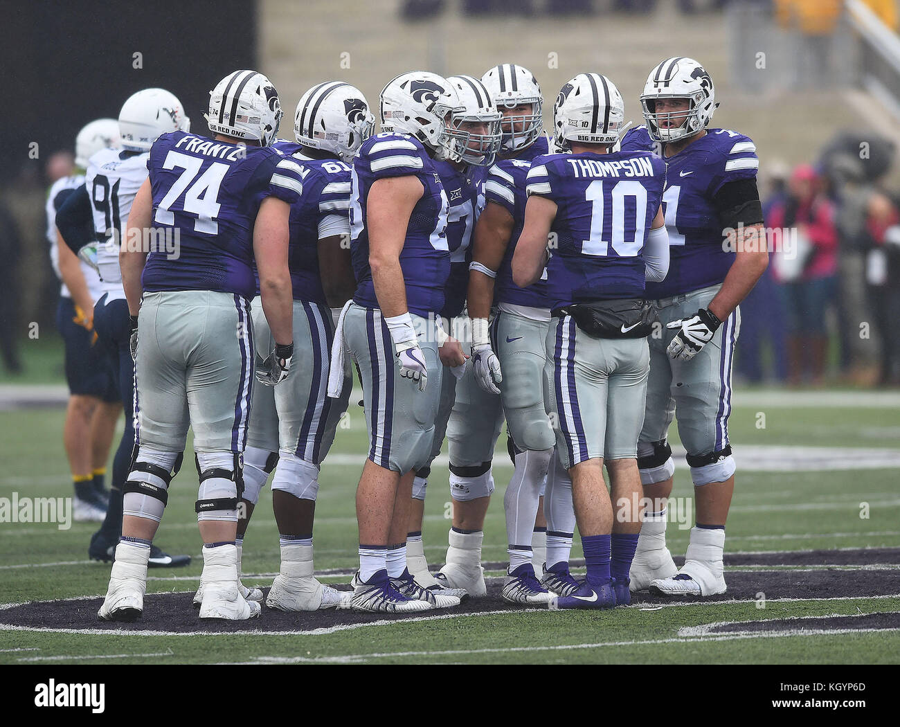 Manhattan, Kansas, USA. 11th Nov, 2017. Kansas State Wildcats quarterback Skylar Thompson (10