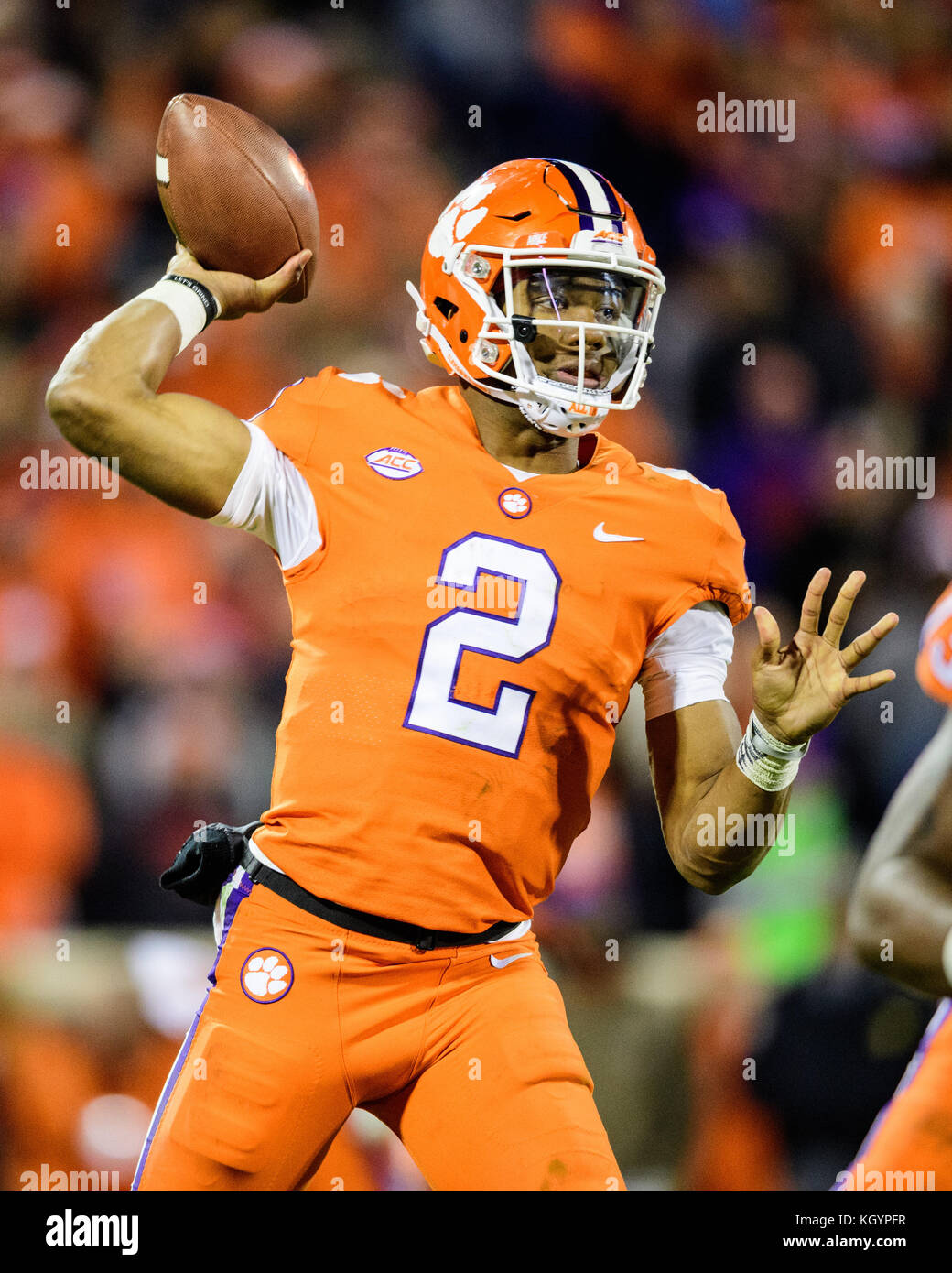 Clemson Quarterback Kelly Bryant 2 During The Ncaa College