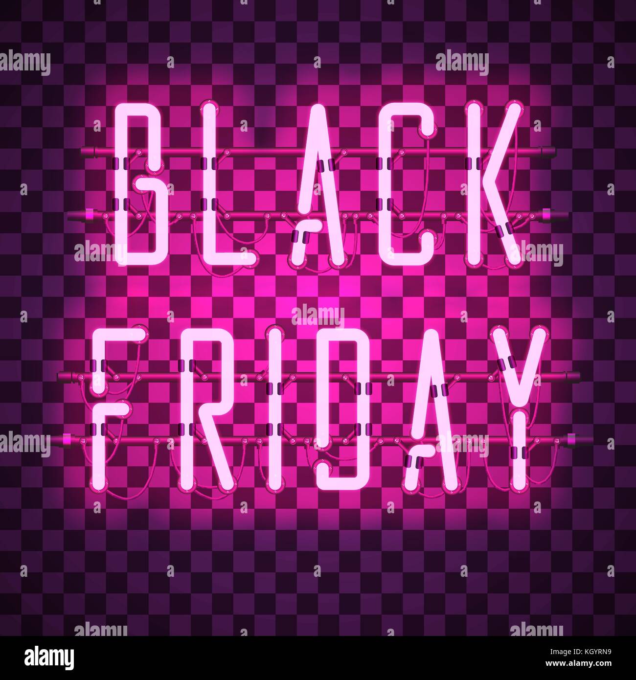BLACK FRIDAY purple neon sign Stock Vector Image & Art Alamy