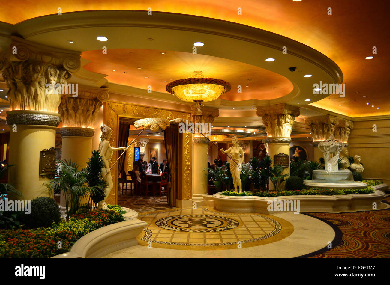 Las Vegas Strip Hotels 2012 (Caesars Palace) Stock Photo