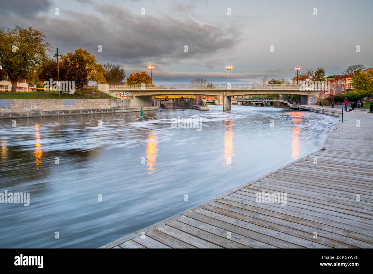 Lindsay Ontario Canada Trent Severn Waterway Scugog River Stock Photo Alamy
