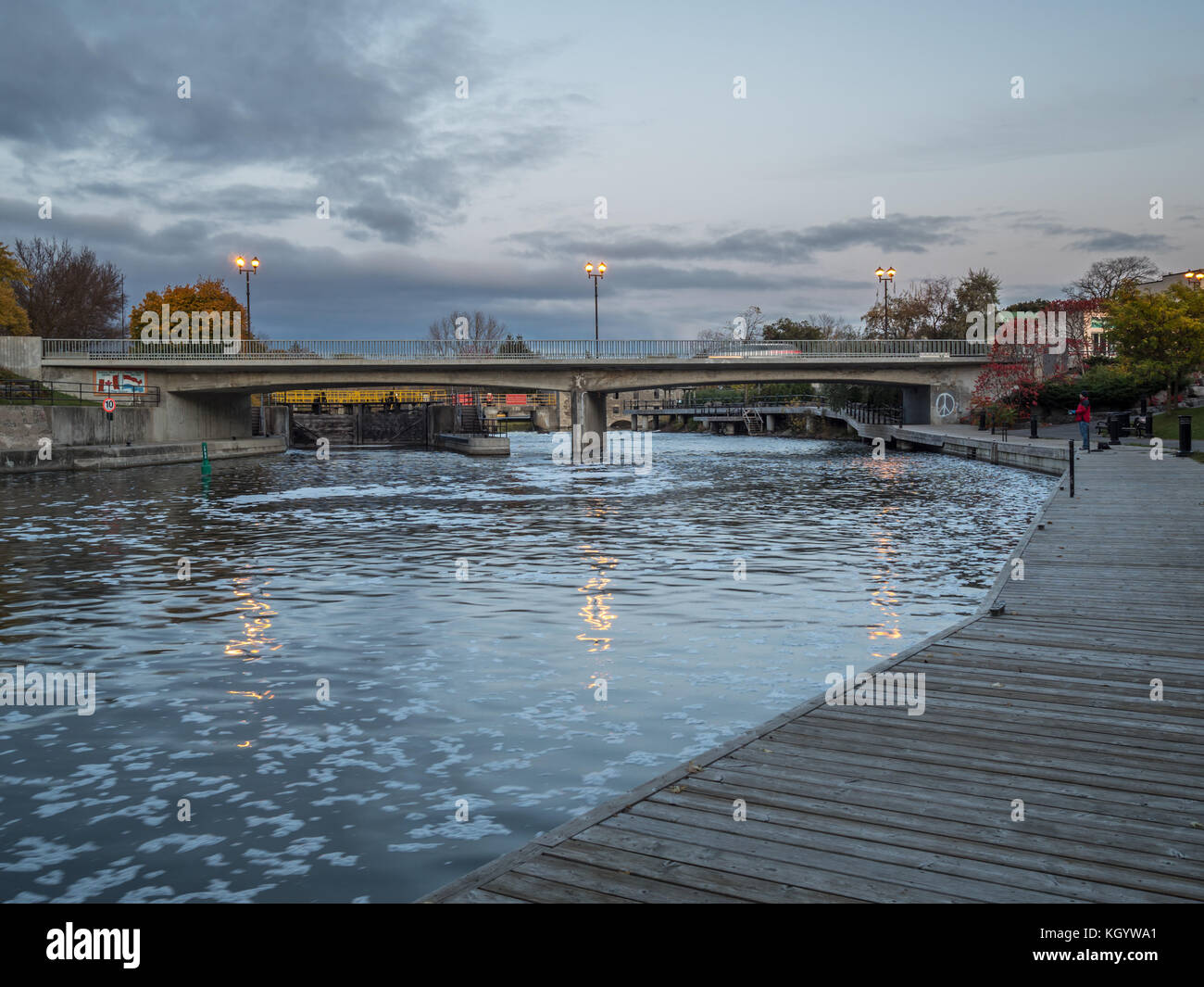 Lindsay Ontario Canada Trent Severn Waterway Scugog River Stock Photo Alamy