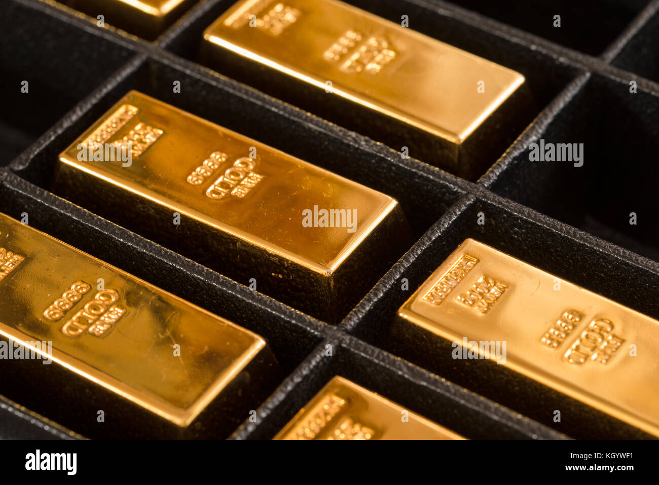 Gold Bullions Storage Stock Photo Alamy