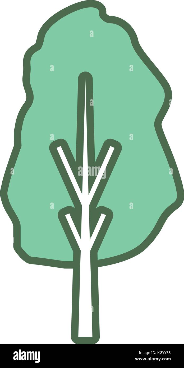 tree icon over white background vector illustration Stock Vector Image ...