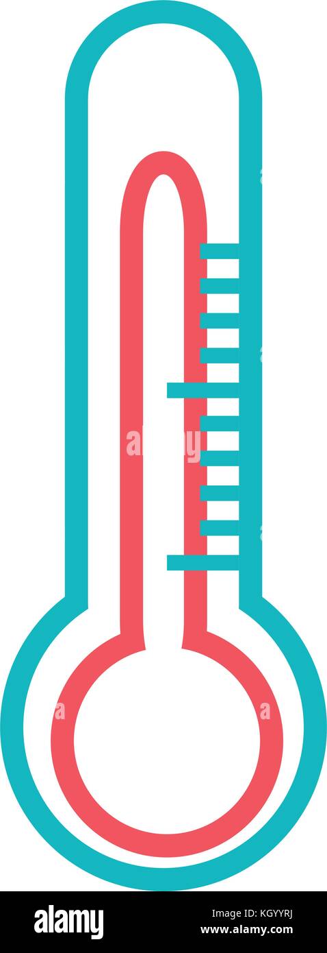 thermometer icon over white background vector illustration Stock Vector ...