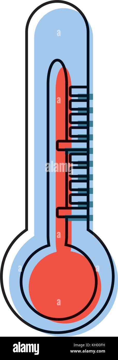 thermometer icon over white background vector illustration Stock Vector ...