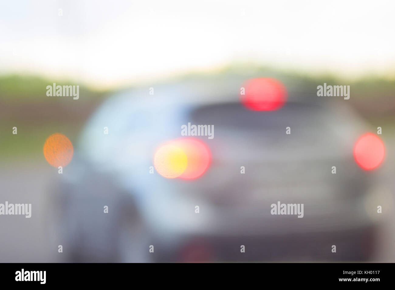 blurred image of cars lights and traffic Stock Photo Alamy