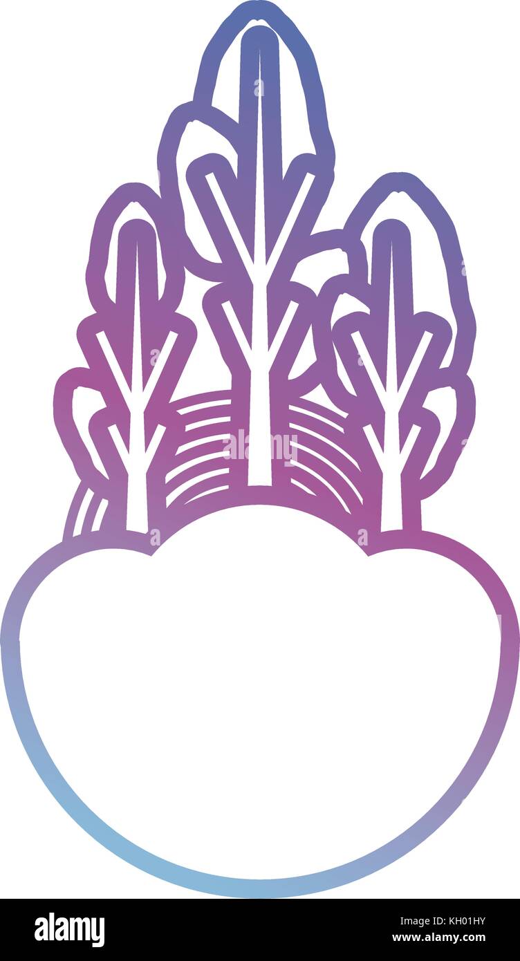 trees icon over white background vector illustration Stock Vector Image ...