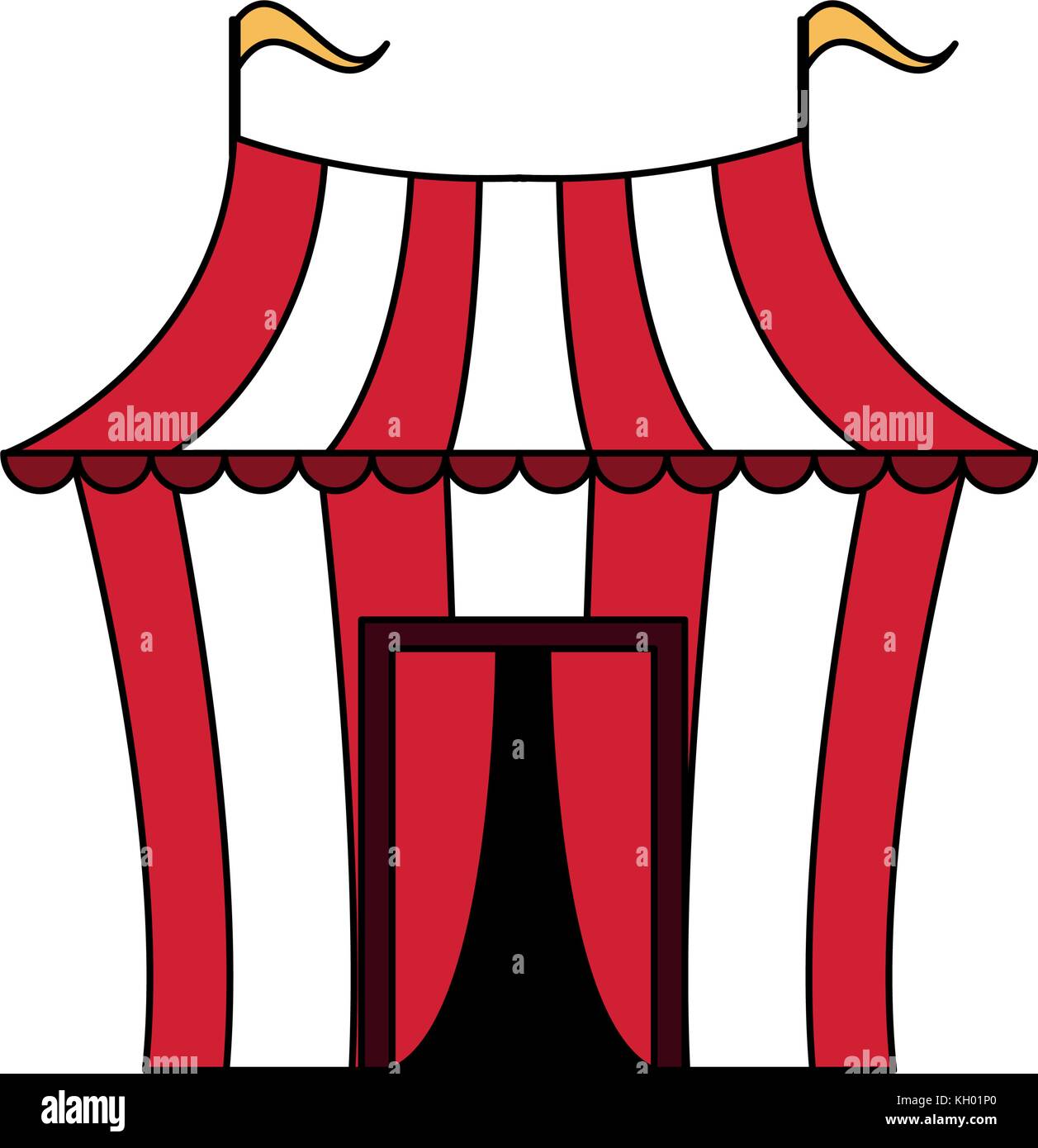 Circus carnival tent Stock Vector Image & Art - Alamy
