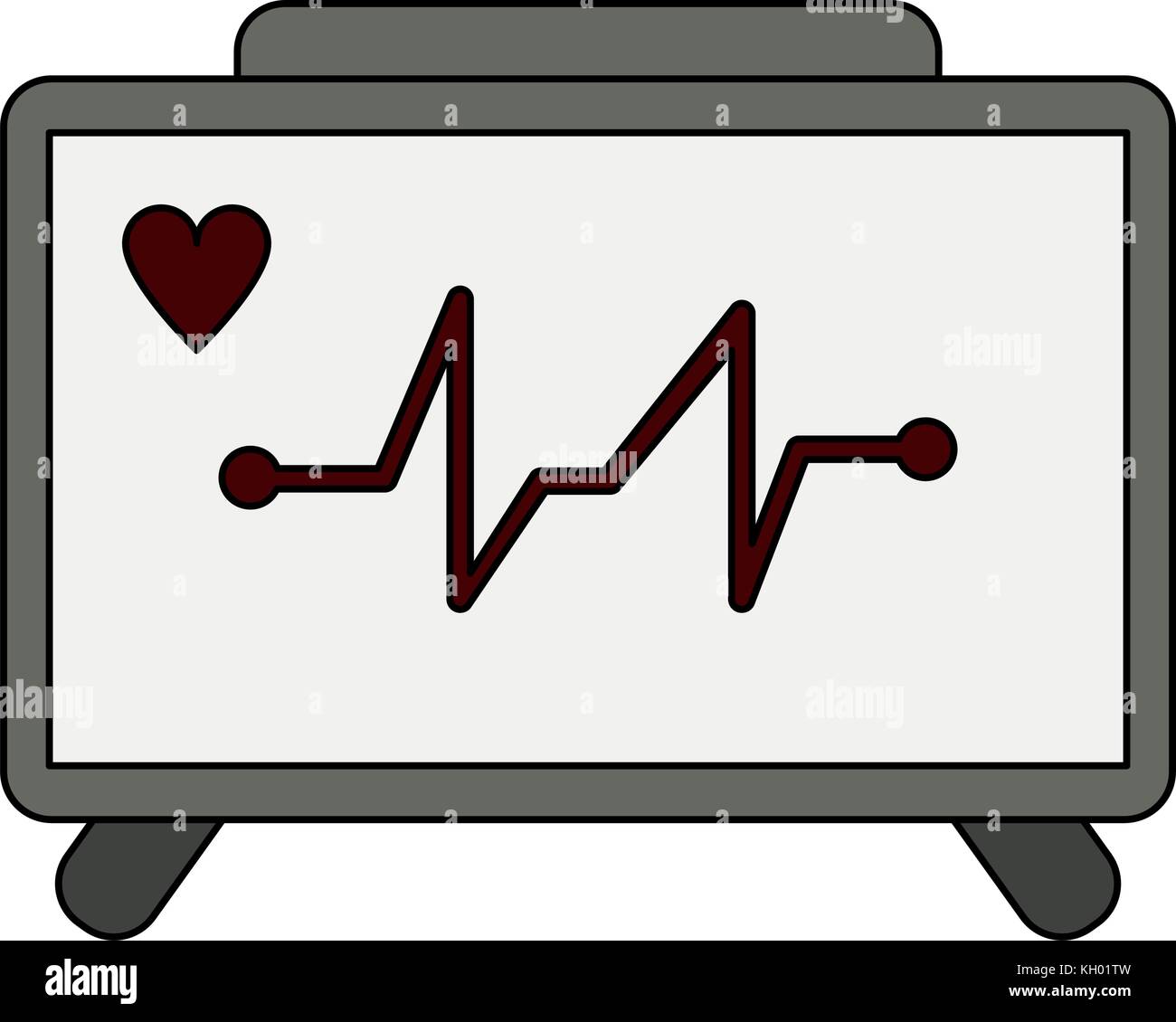 Heartbeat medical equipment Stock Vector Image & Art - Alamy