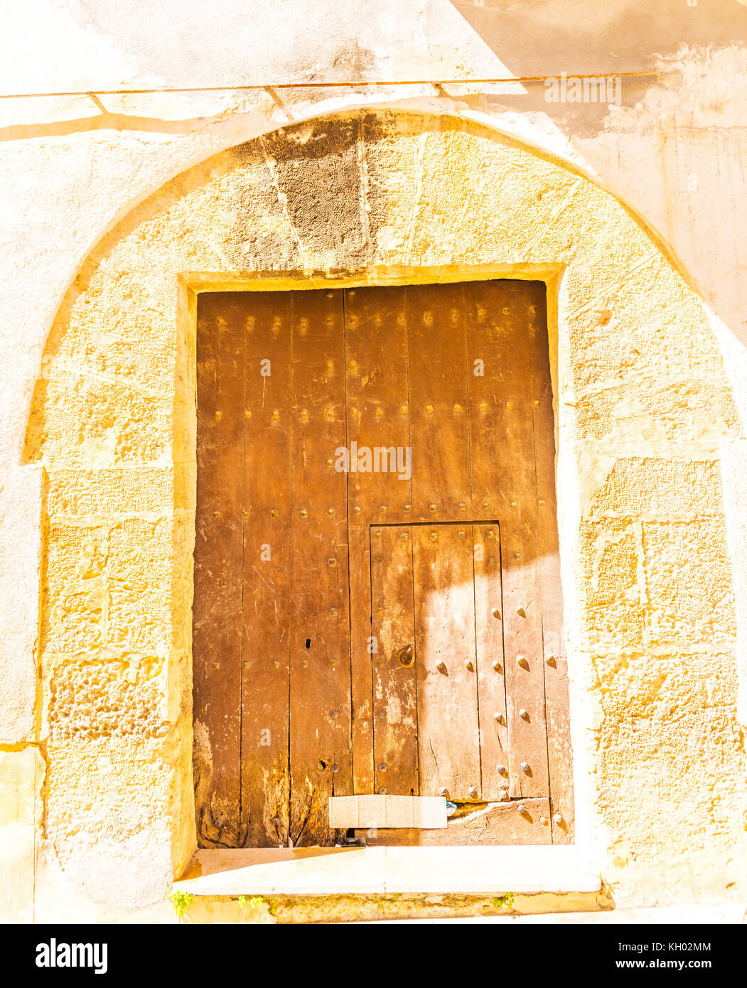 Old gate with interesting texture, element of architecture, interesting