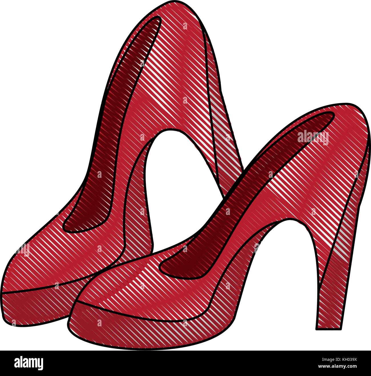 Fashion high heels Stock Vector Image & Art - Alamy