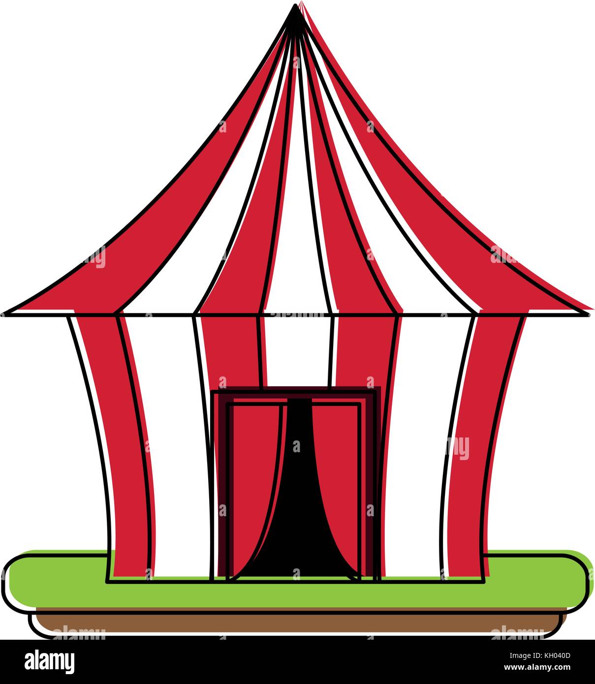 Circus carnival tent Stock Vector Image & Art - Alamy