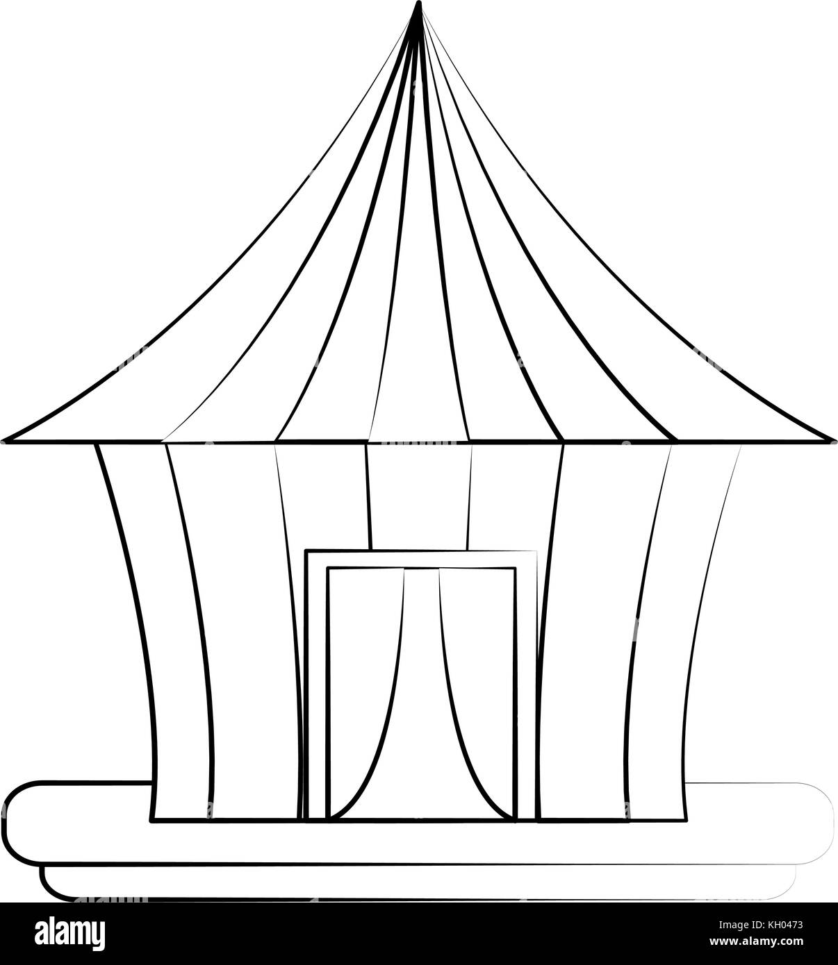 Circus carnival tent Stock Vector Image & Art - Alamy