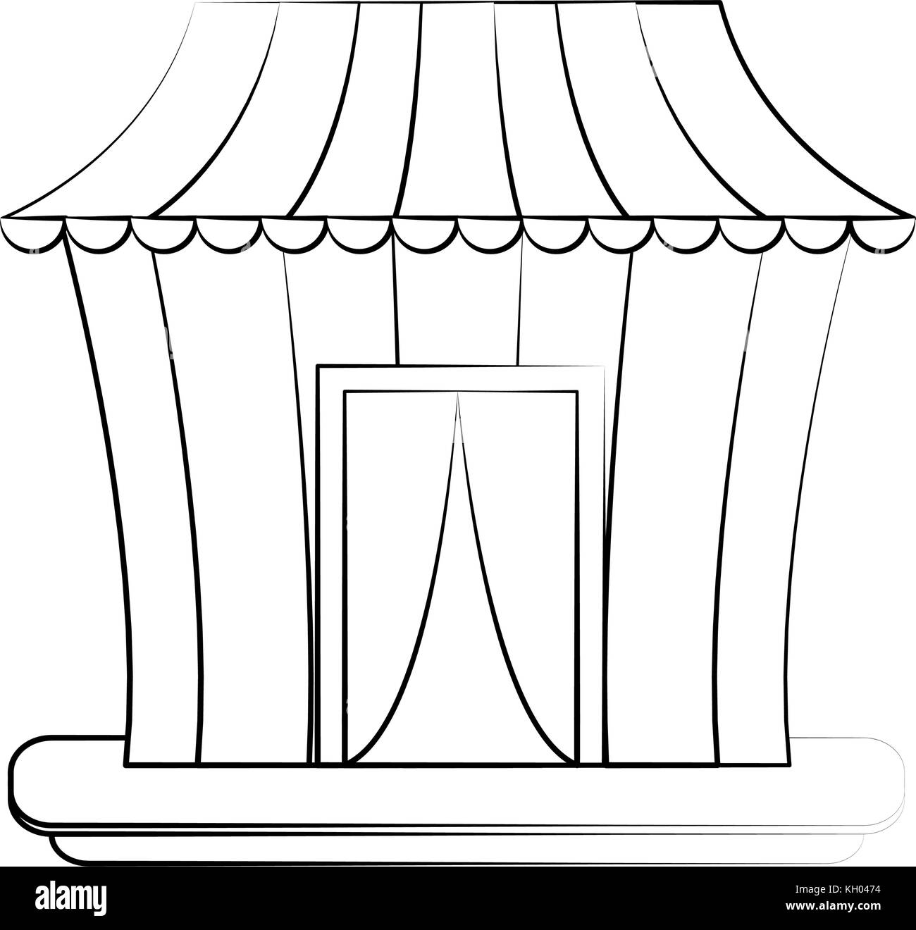 Circus carnival tent Stock Vector Image & Art - Alamy