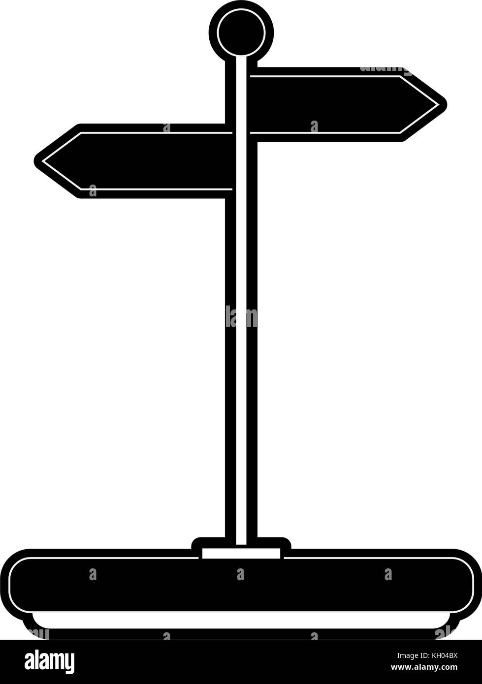 Street signpost isolated Stock Vector Image & Art Alamy