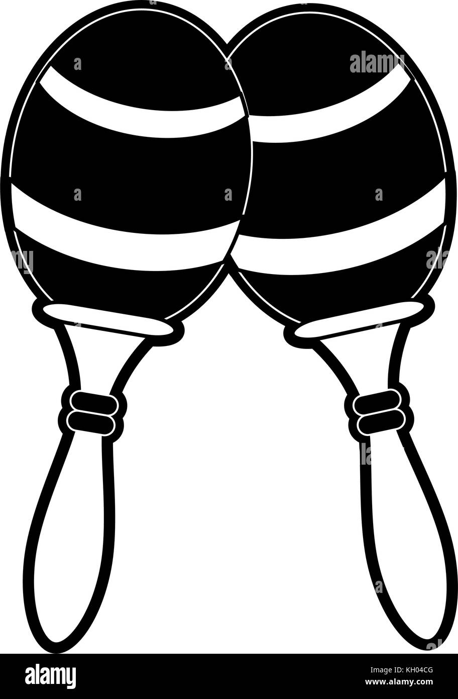 Maracas musical instrument Stock Vector Image & Art Alamy