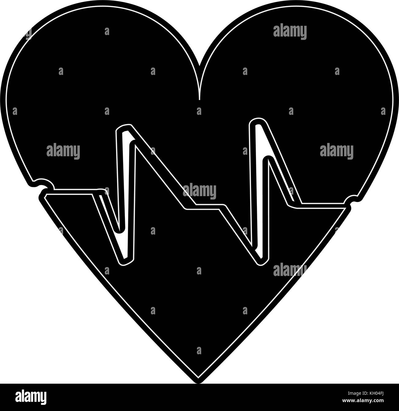 Heart medical symbol Stock Vector Image & Art - Alamy