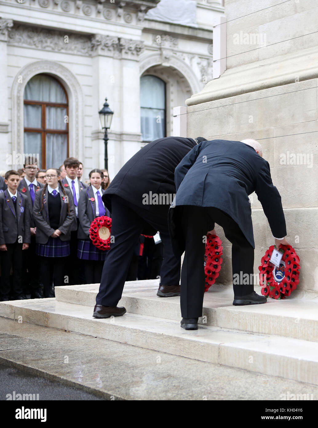 Wreaths are laid during the Western Front Association's annual service ...