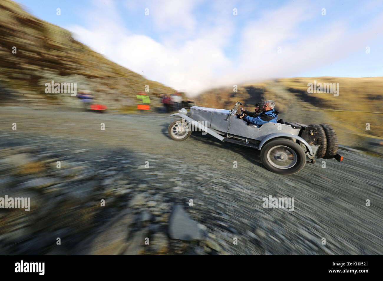 Vintage cars take part in the annual Lakeland Trials vintage car rally