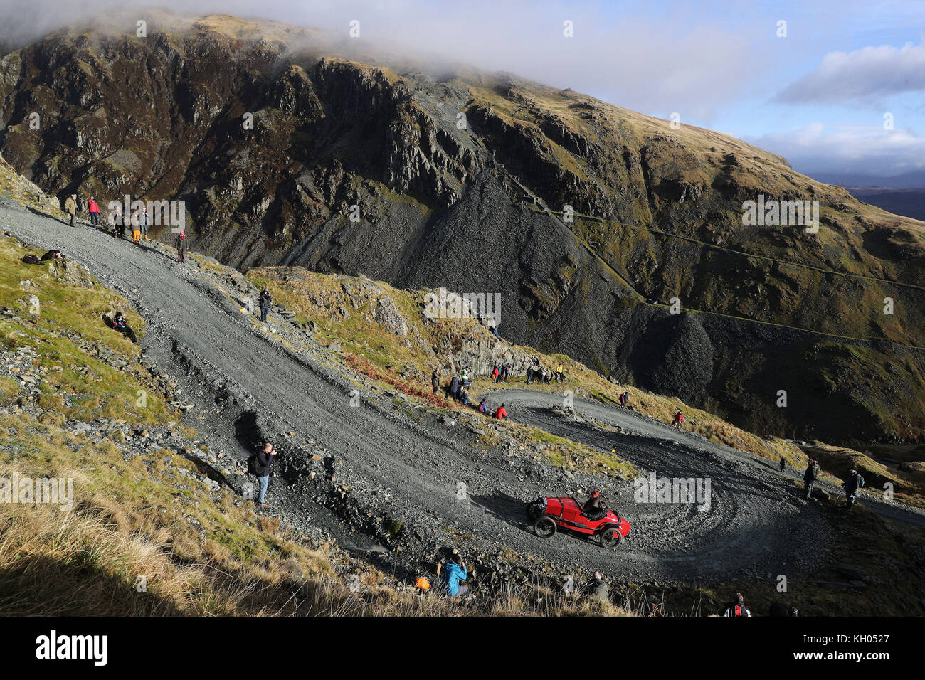 Vintage cars take part in the annual Lakeland Trials vintage car rally