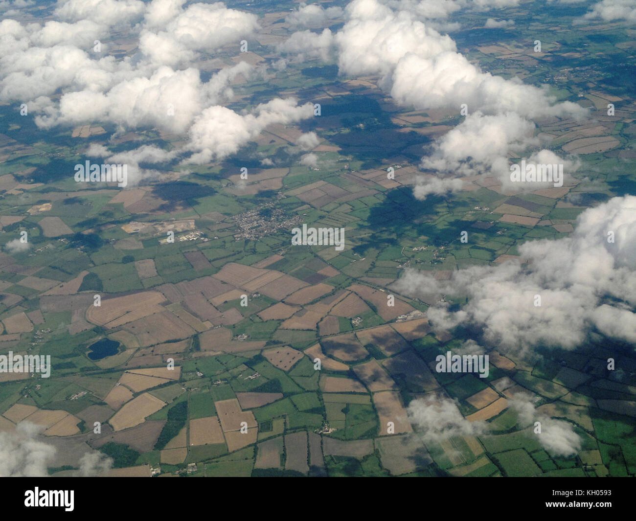Above the sky. Flying over clouds in plane Stock Photo - Alamy