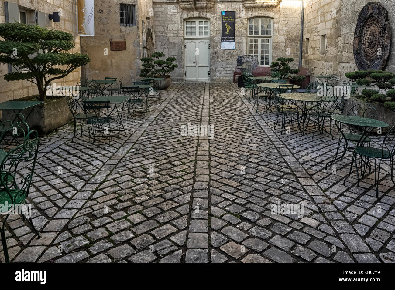 Saintes, France - September 09, 2017: Panorama View Of The Pretty 