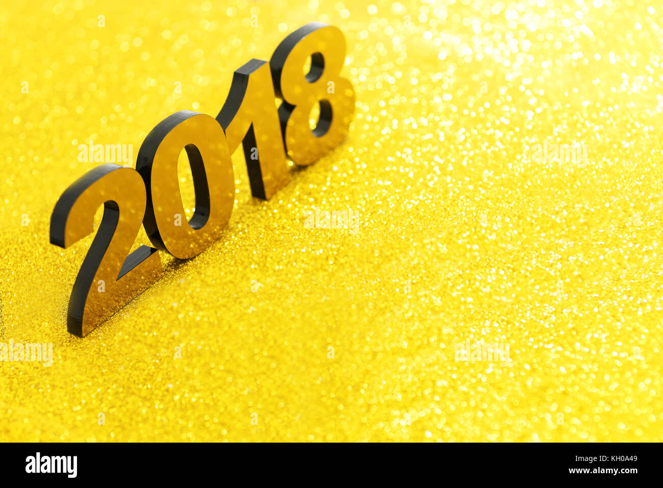 Symbol from number 2018 on abstract background. Happy New Year 2018 ...