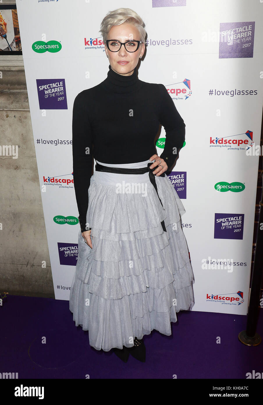 Specsavers' Spectacle Wearer of the Year at 8 Northumberland Avenue, London  Featuring: Claire Richards Where: London, United Kingdom When: 10 Oct 2017 Credit: WENN.com Stock Photo