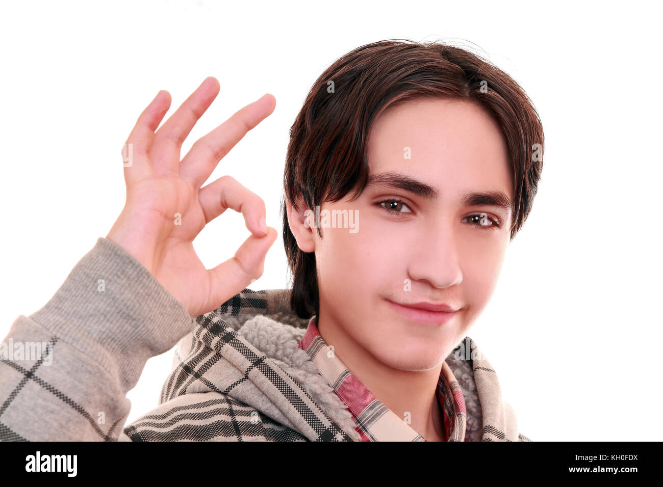 Confident teenager boy hi-res stock photography and images - Alamy