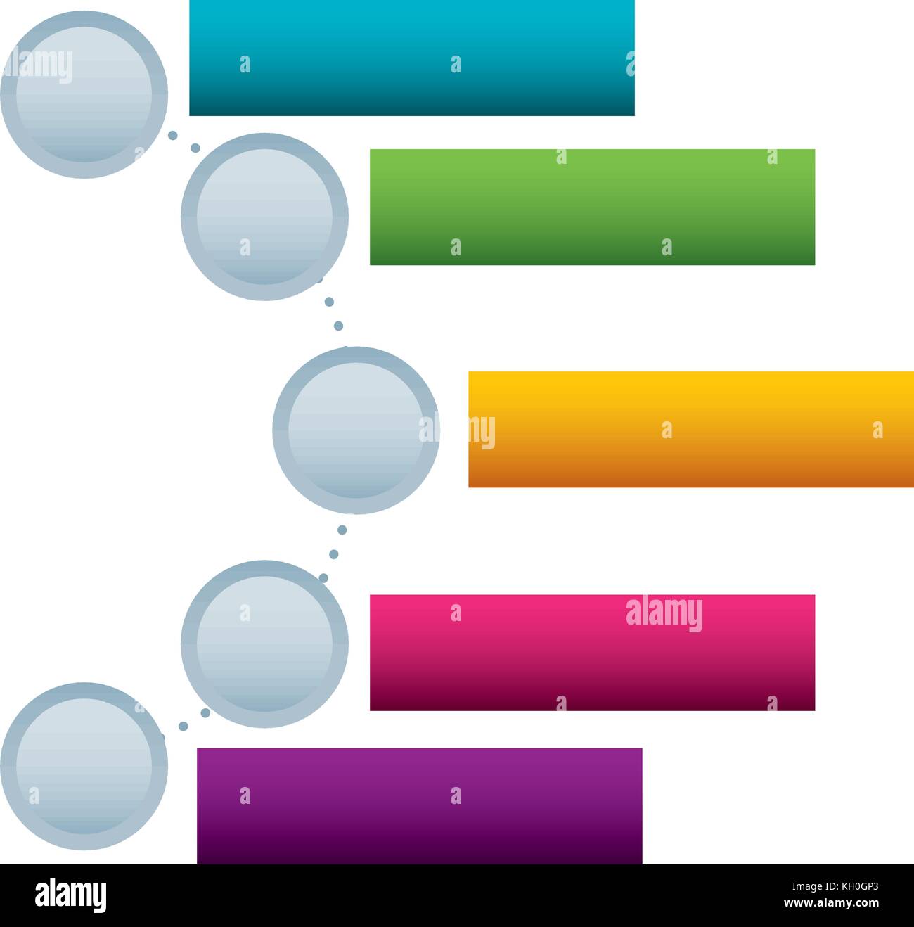 timeline infographics process with steps options circle box template ...