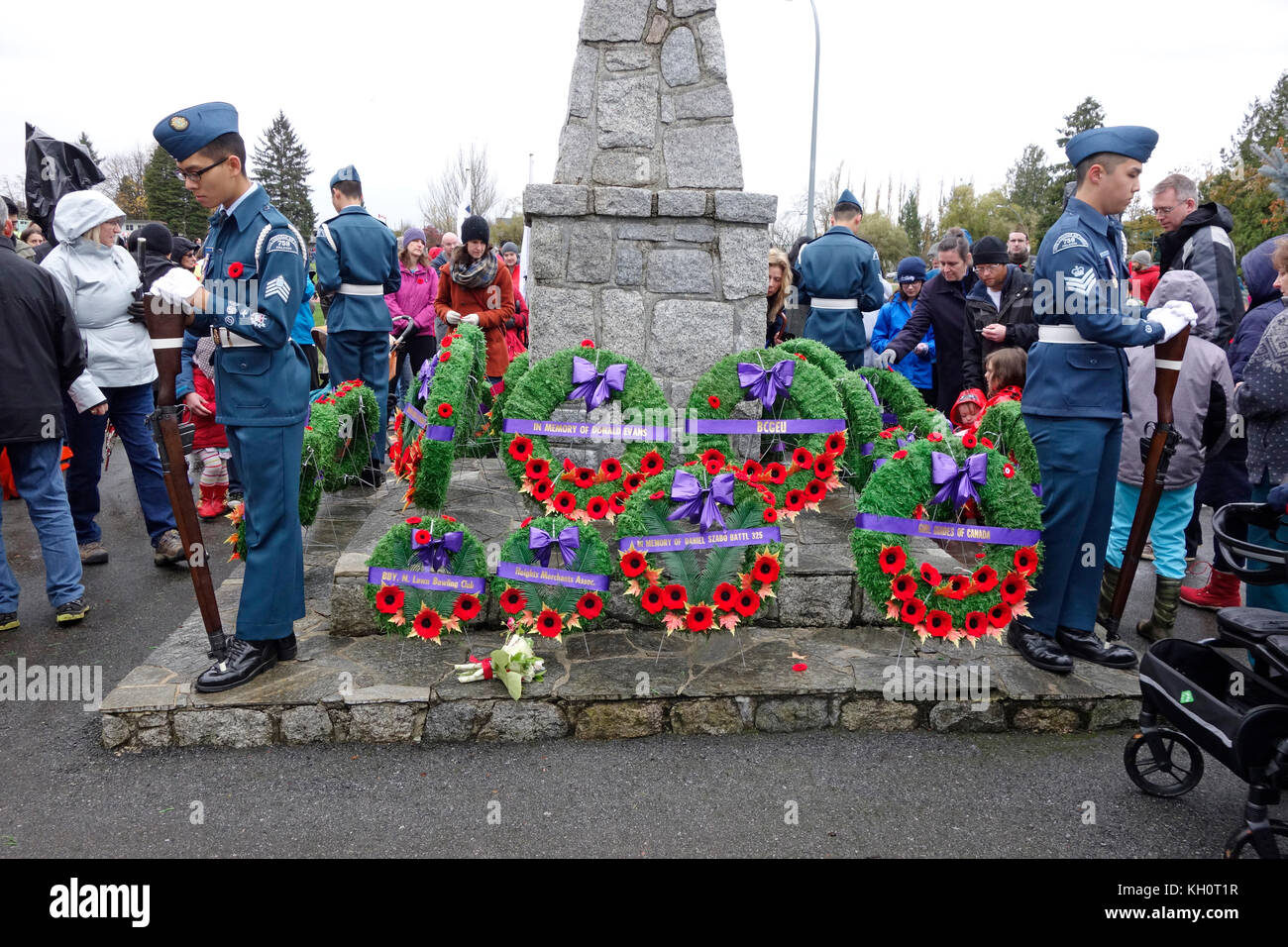 Canadian Remembrance Day Ceremony High Resolution Stock Photography and ...